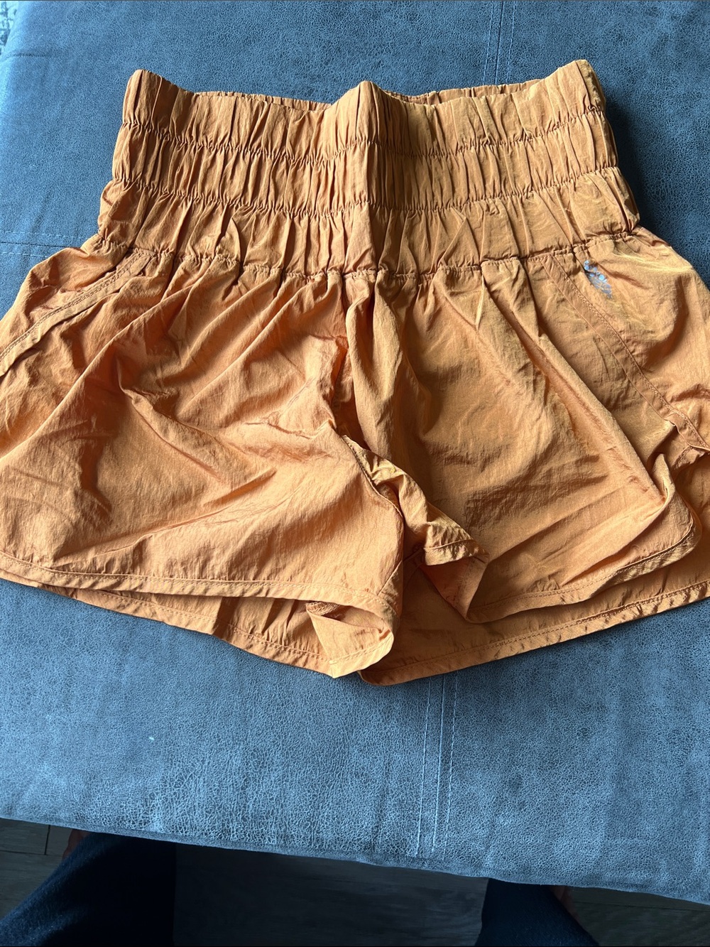 Like NEW! WMNS. Free People. High-Waist Smocked Orange Women’s Shorts. XS